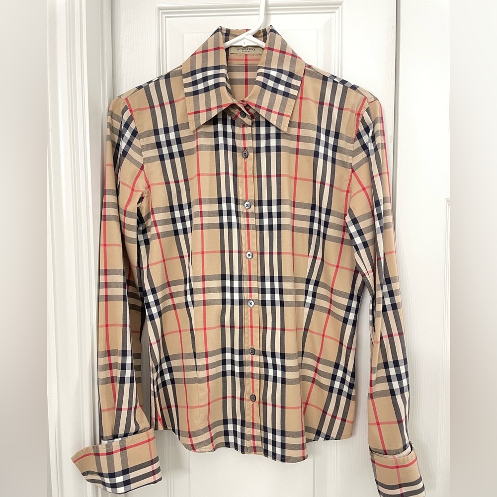 Burberry Nova Check shirt, a classic item from the luxury brand Burberry